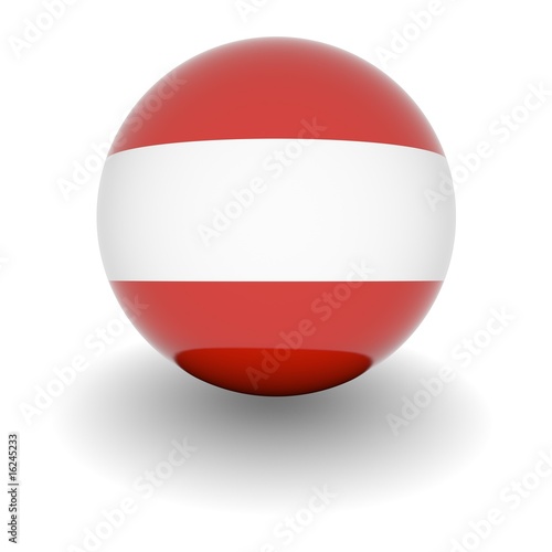 Free Download High resolution ball with flag of Austria - GFXLoad