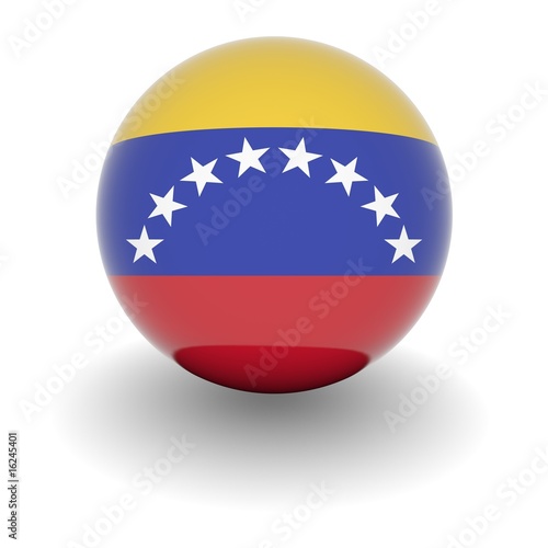 Free Download High resolution ball with flag of Venezuela - GFXLoad
