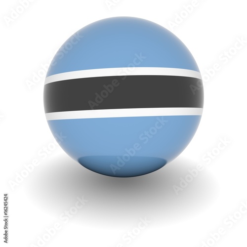 High resolution ball with flag of Botswana Free Download High resolution ball with flag of Botswana - GFXLoad