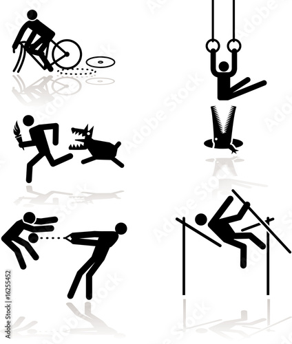 Olympic games see through an humor point of view. Set 1
