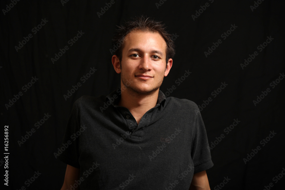 Naklejka premium Good Looking Young Man in Studio