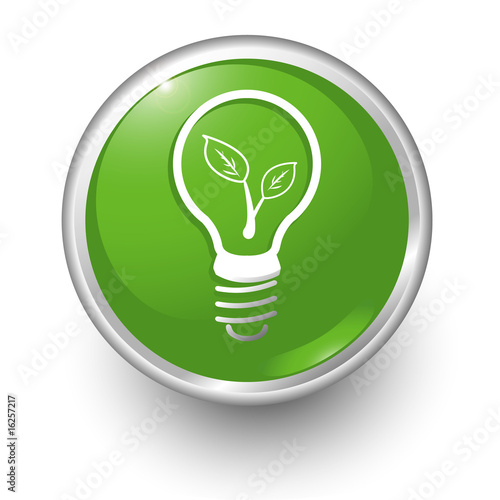 boton verde bombilla eco