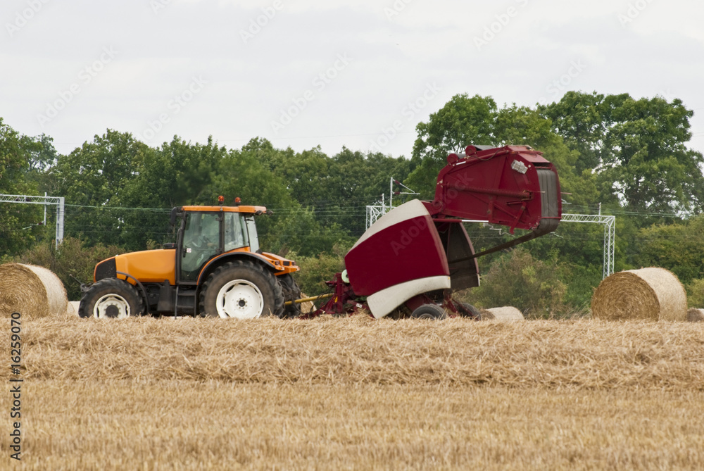 Obraz premium Straw Baling