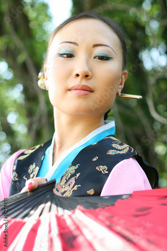 portrait in traditional costume