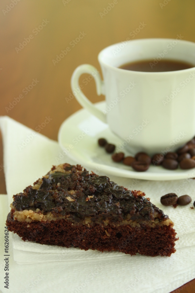 Cake and coffee Cake and coffee