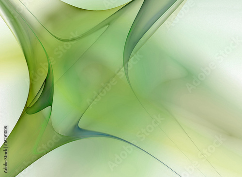Abstract green fractal background