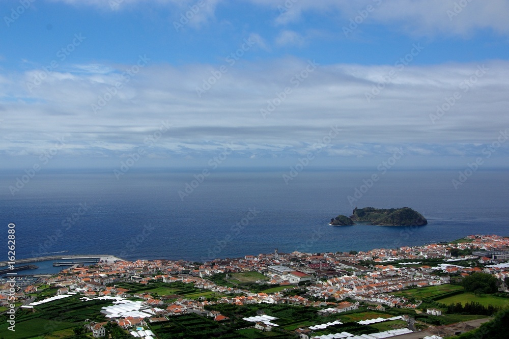 Azoren: Blick über Villa Franca do Campo
