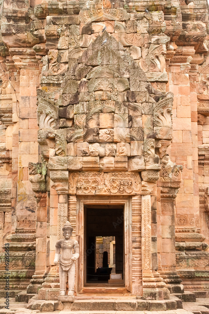 Fototapeta premium Phanom Rung ancient stone castle, northeast of Thailand.