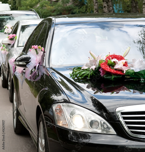 Wedding car decoration