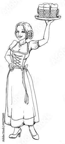 Oktoberfest, Dirndl, Bayern, Bier