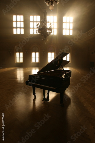 Grand Piano in Light