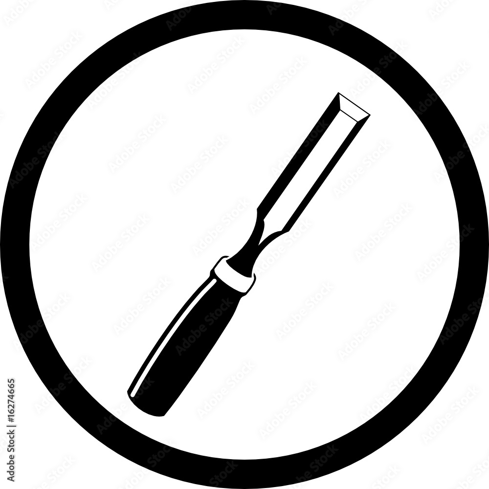 vector icon of chisel vector icon of chisel