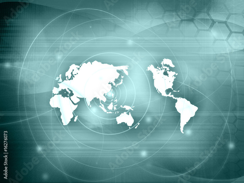 world map technology