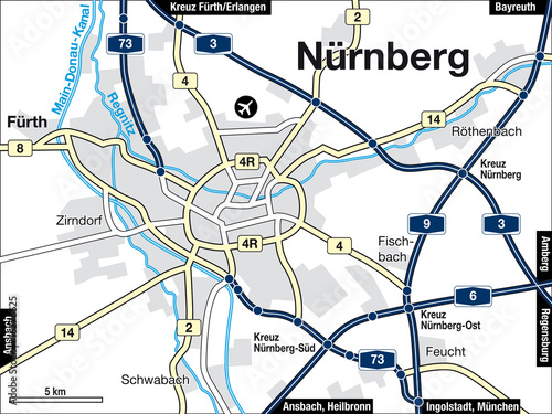 Stadtplan Nürnberg photo