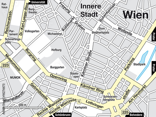 Stadtplan Wien