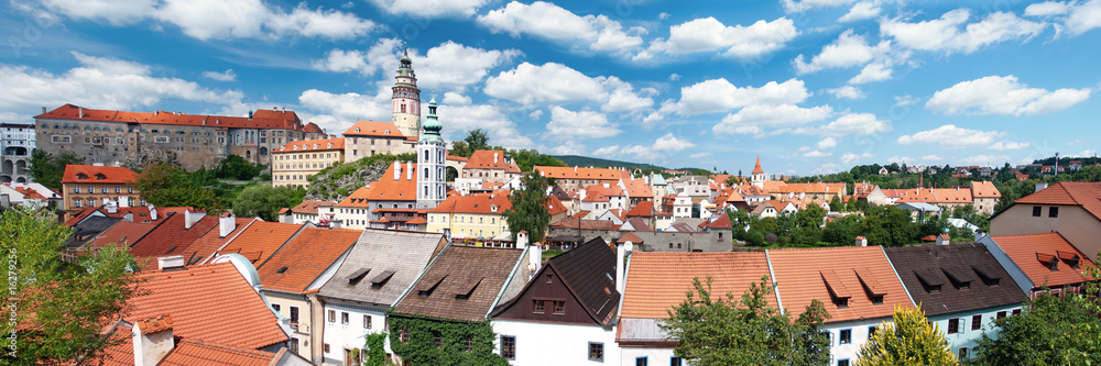 Fototapeta premium Panorama Cesky Krumlov. Czech Republic