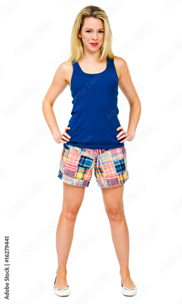 Caucasian woman posing Caucasian woman posing