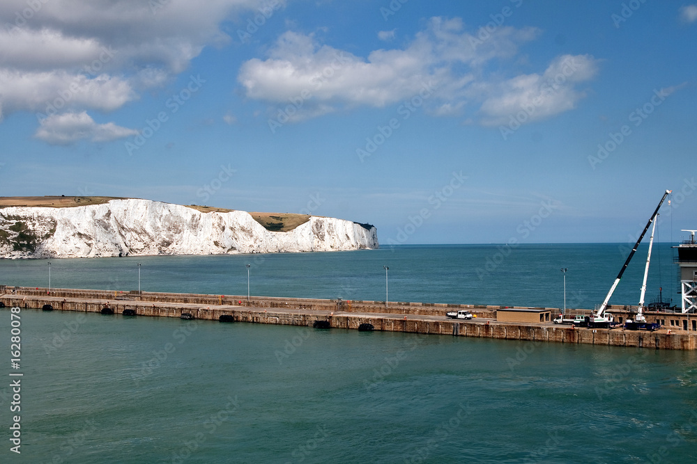 Dover Harbour Wall & Cliffs