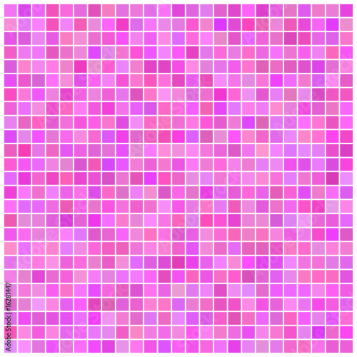 Square vector pink mosaic background