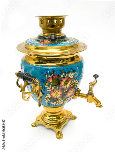 Картината върху платно samovar - old russian teapot