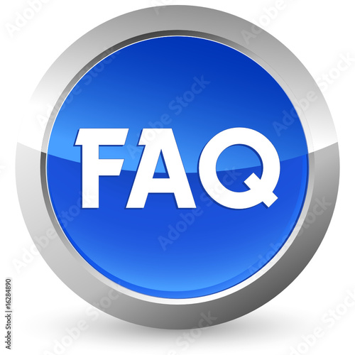 FAQ "Frequently Asked Questions" - Button