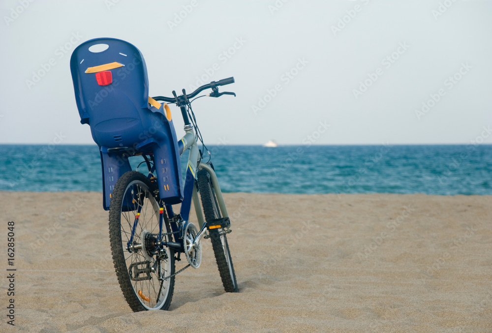 Fototapeta premium Bike at the beach