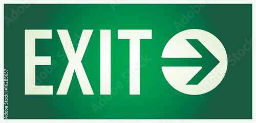 exit sign