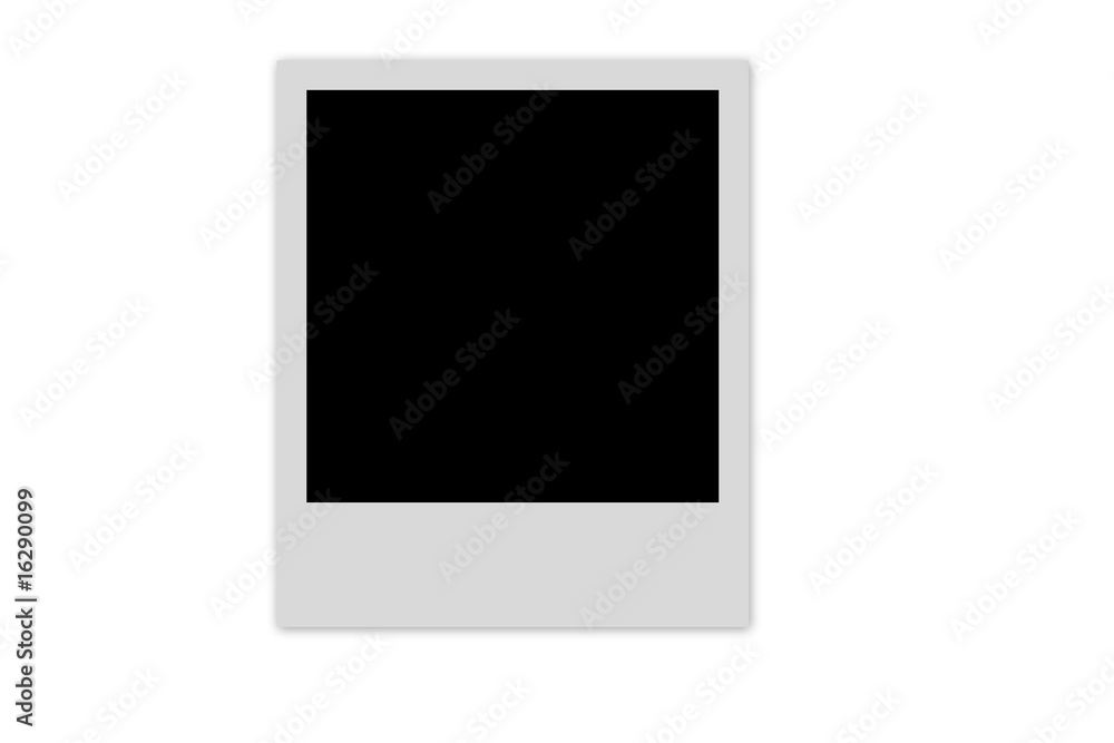 Empty photo frame