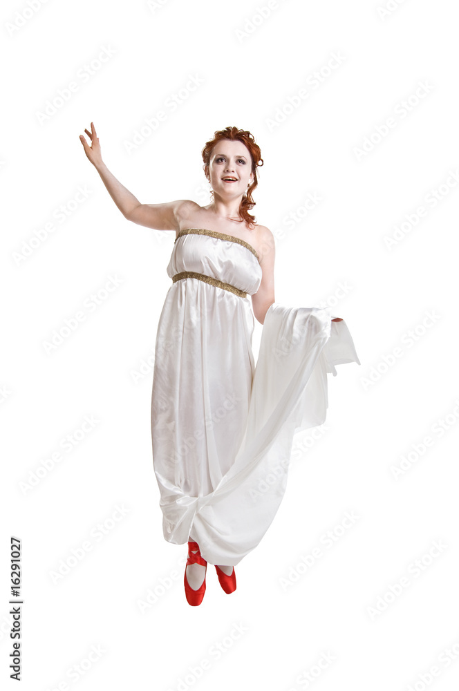 Obraz premium greek girl dancing