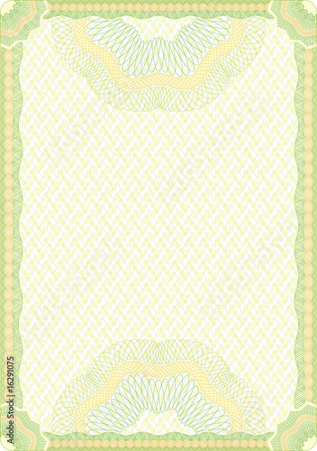 Secured Guilloche diploma background