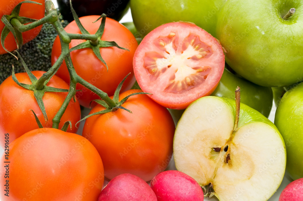 Fototapeta premium Vegetables and fruits.