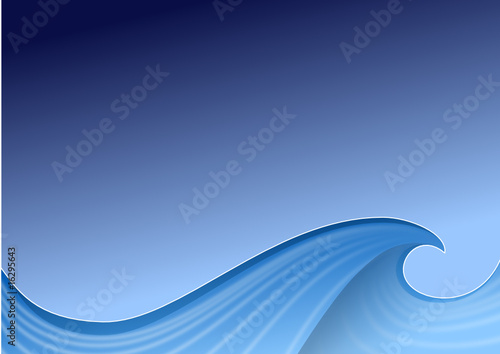 tide on dark sea