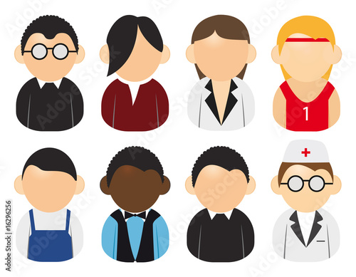set of peoples icons 003