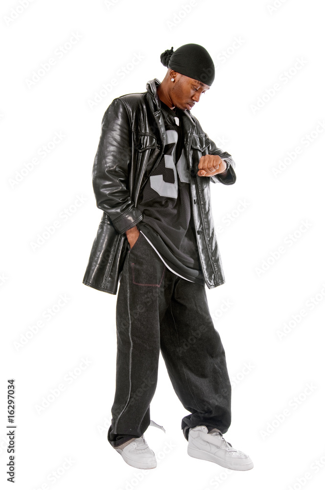 Hip-hop young man Hip-hop young man