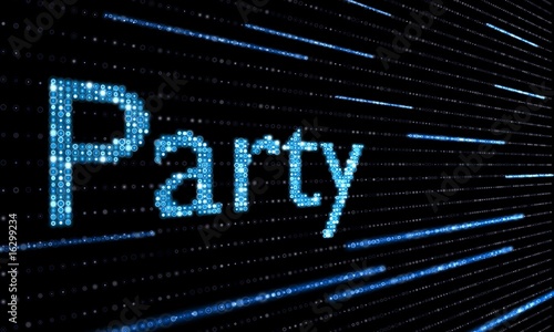 party effect lights photo