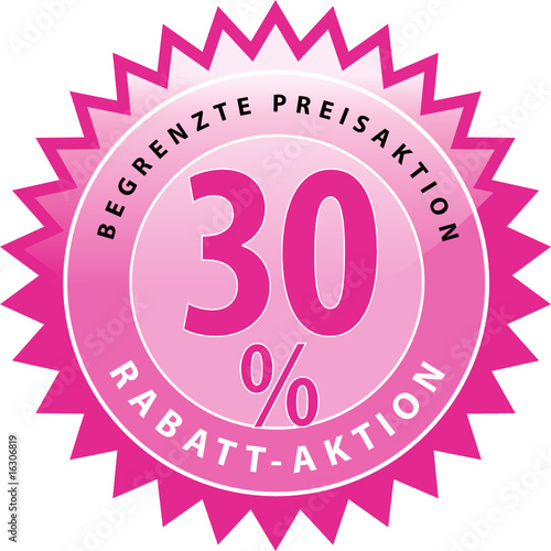 Preisaktion 30 % Rabatt