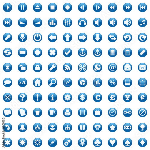 one hundred fully editable vector web icons