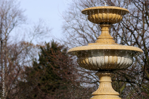 Fountain head closeup