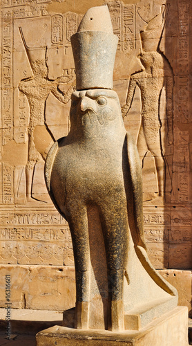 Statue of Horus in Edfu Temple