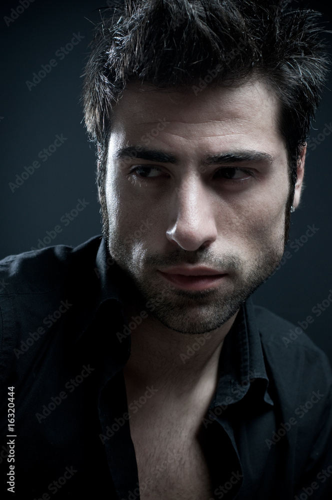 Fototapeta premium Stylish man portrait
