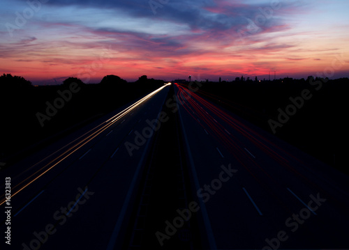 Sunset Autobahn
