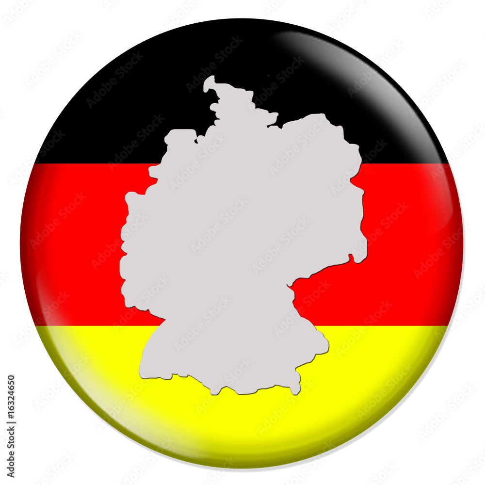 Obraz premium 3D-Button Europäische Union - Deutschland