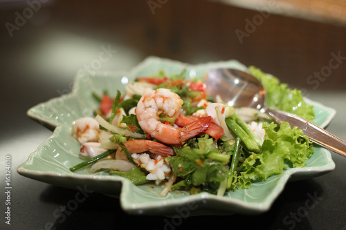 Thai food Seafood Mix Salad