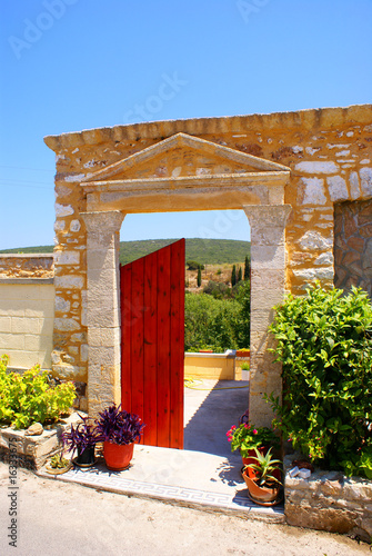 Architecture on Kythera island, Greece photo