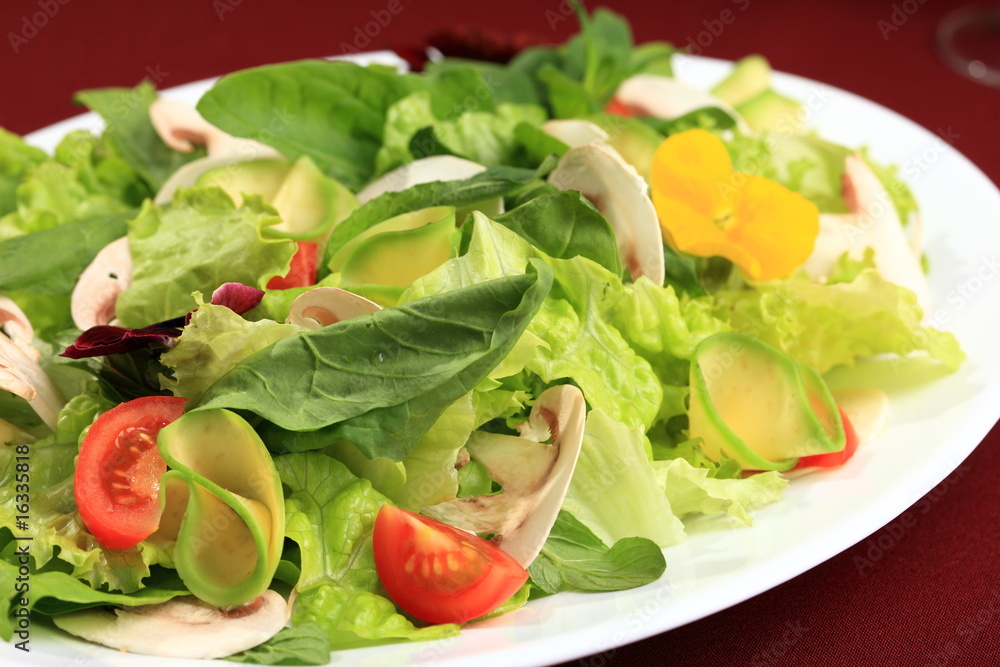 Salad  flowers