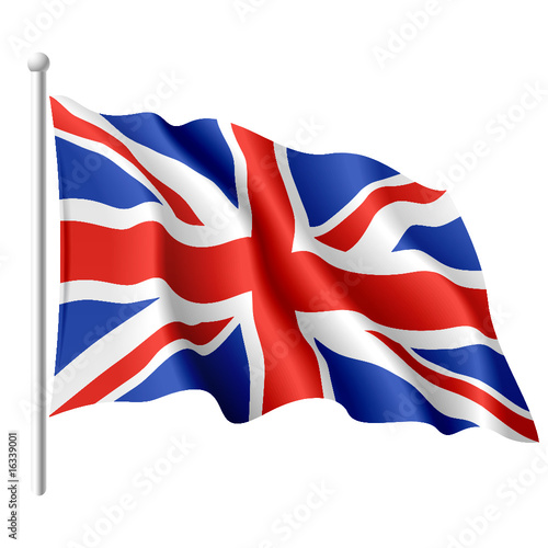 Flag of the United Kingdom. Vector.