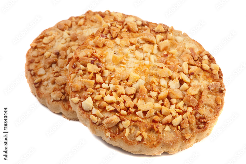 Cookies with a nut crumb. Cookies with a nut crumb.