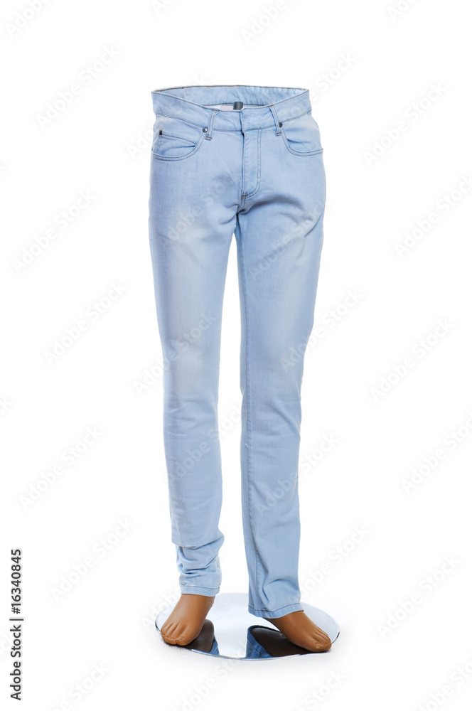 Woman trousers isolated on the white Woman trousers isolated on the white