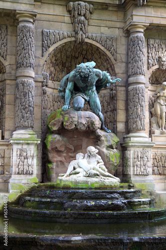 The Medicis Fountain in Luxembourg Gardens, Paris, France