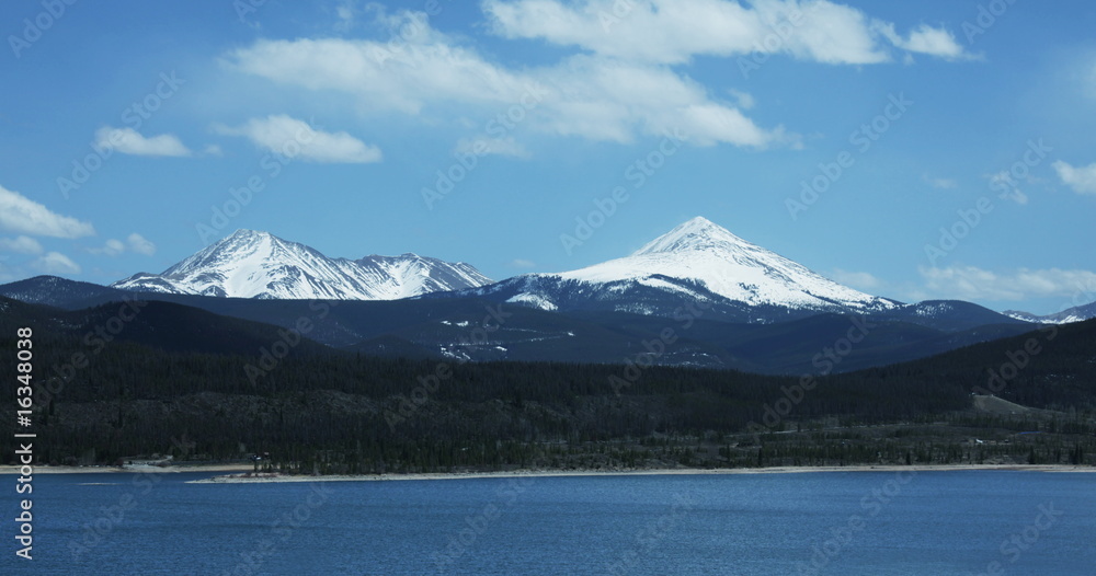 Mountains lake
